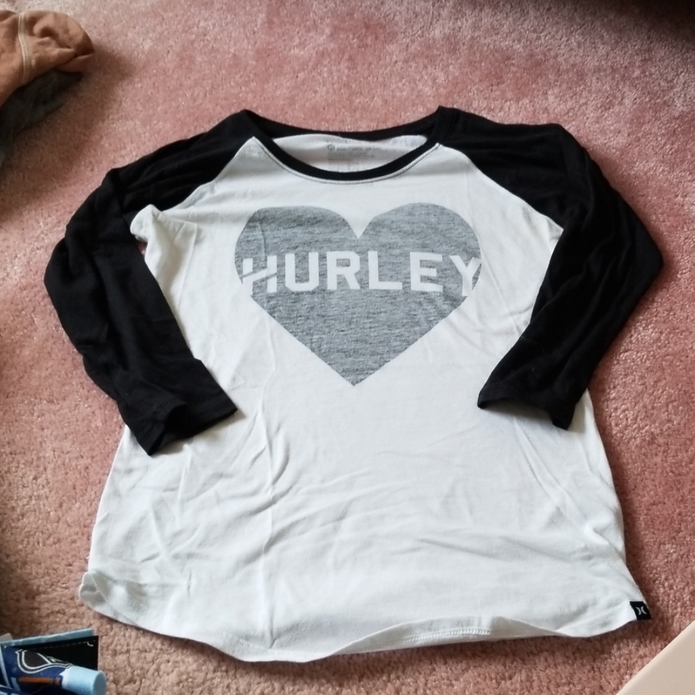 hurley 3/4 sleeve